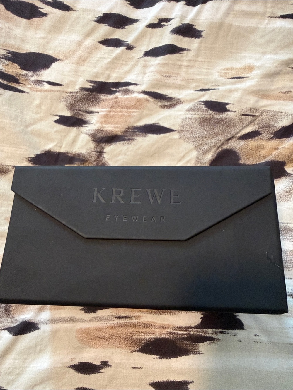 KREWE Black 4 Pair Eyewear Travel Case New